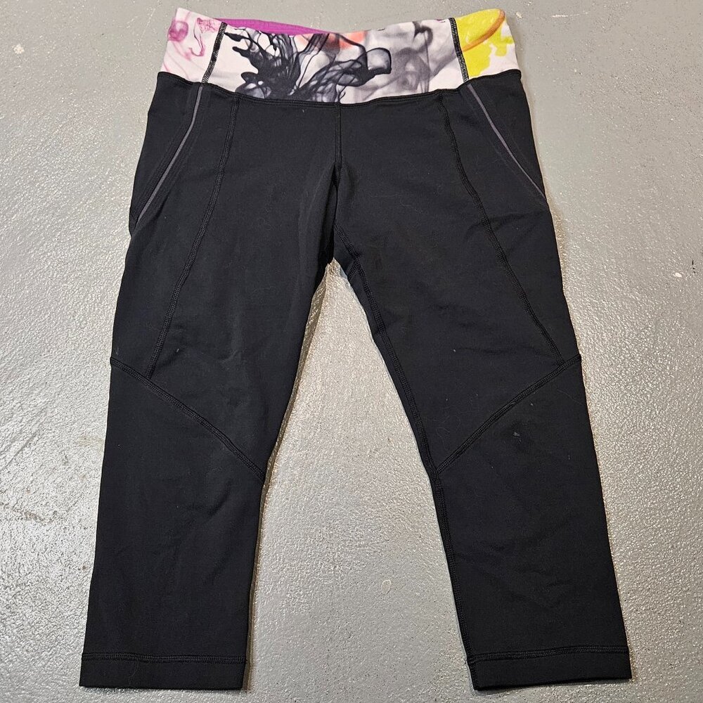 Lululemon Unicorn Tears Running Crop sz8